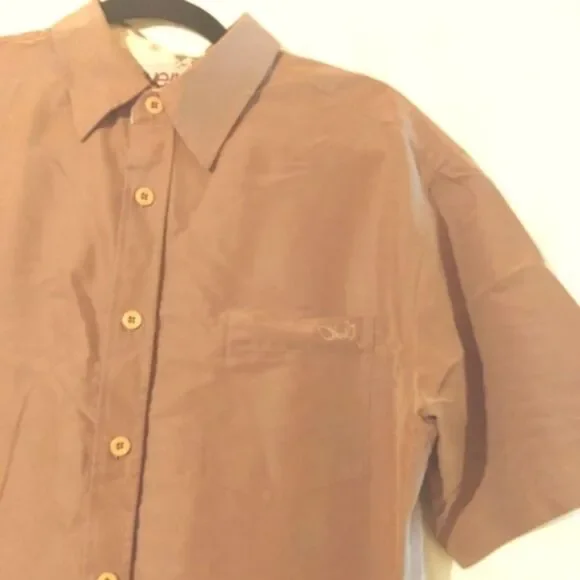O'Neil Men's Dress Shirt Brown  Size M - Picture 4 of 13